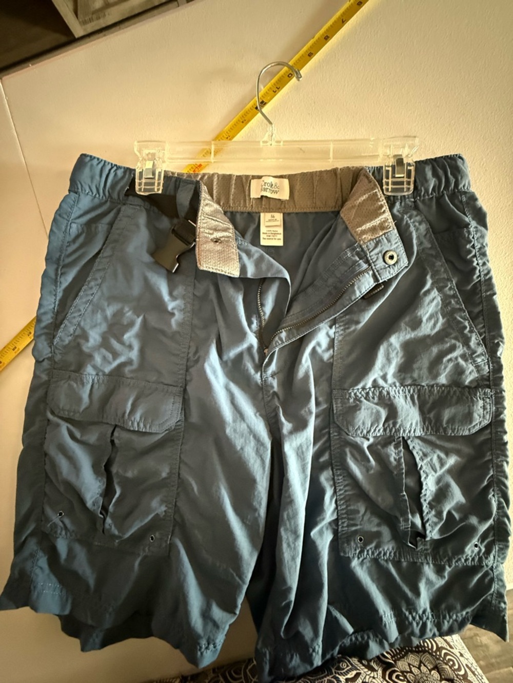 croft & barrow Gray and Navy Swim Trunks